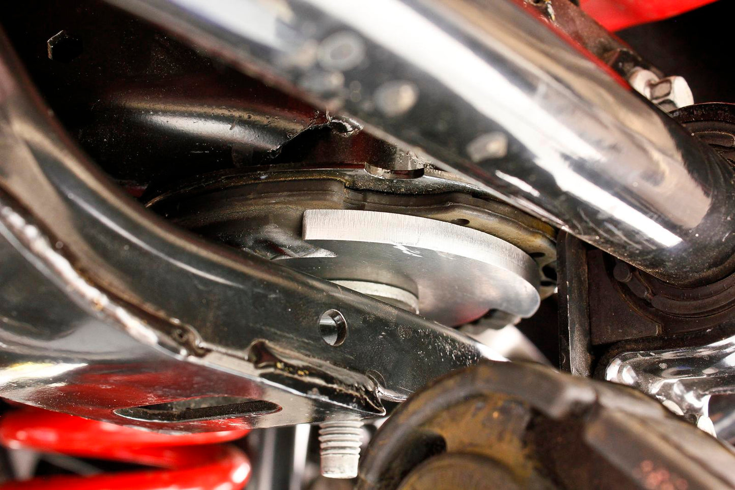 BMR BK063 rear cradle bushing lockout kit Delrin and billet aluminum for 2016-2024 Camaro