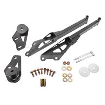 BMR 24-25 Ford Mustang S650 Chassis Brace Front Subframe 2-point - Black Hammertone