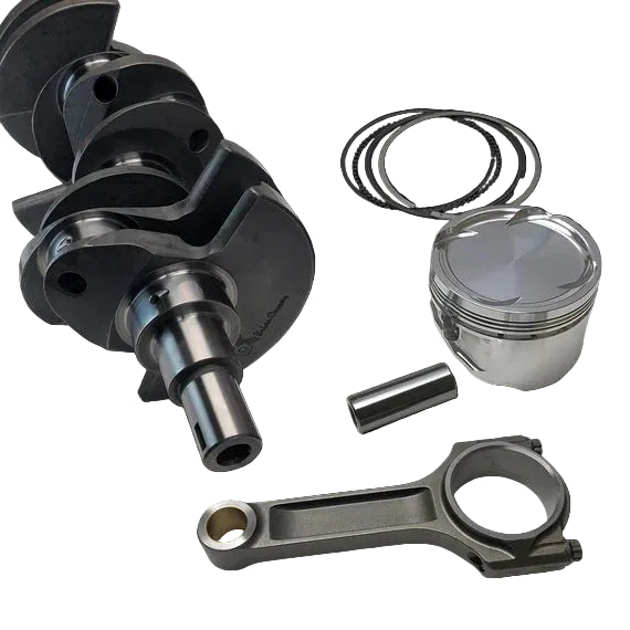 Brian Crower BC0249 Nissan GT-R VR38DETT 4.45L stroker kit with 94.4mm billet crank, MOAR I-beam rods, and custom pistons