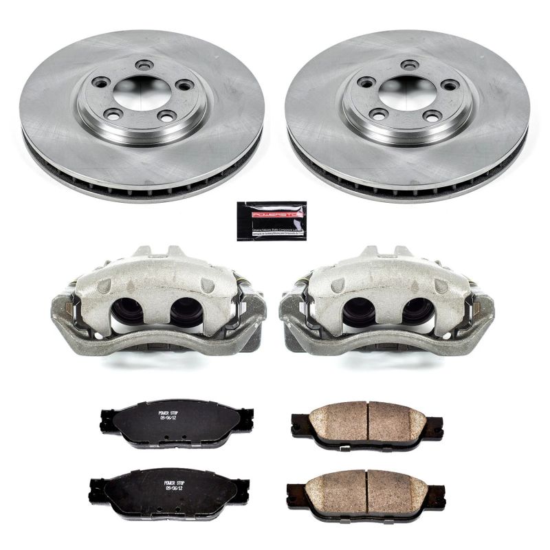 Power Stop 03-04 Jaguar S-Type Front Autospecialty Brake Kit w/Calipers PowerStop
