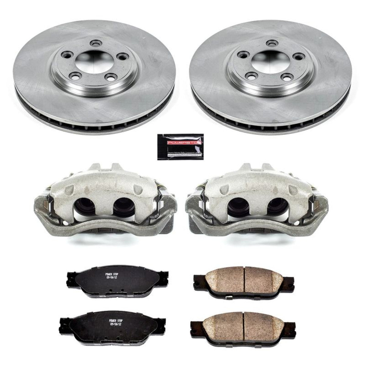 Power Stop 03-04 Jaguar S-Type Front & Rear Z17 Evolution Geomet Coated Brake Kit