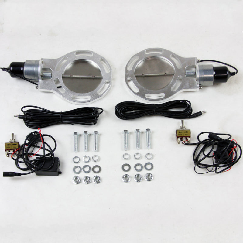 Granatelli 4.0in Dual Electronic Exhaust Cutout (Cutout Only) Granatelli Motor Sports