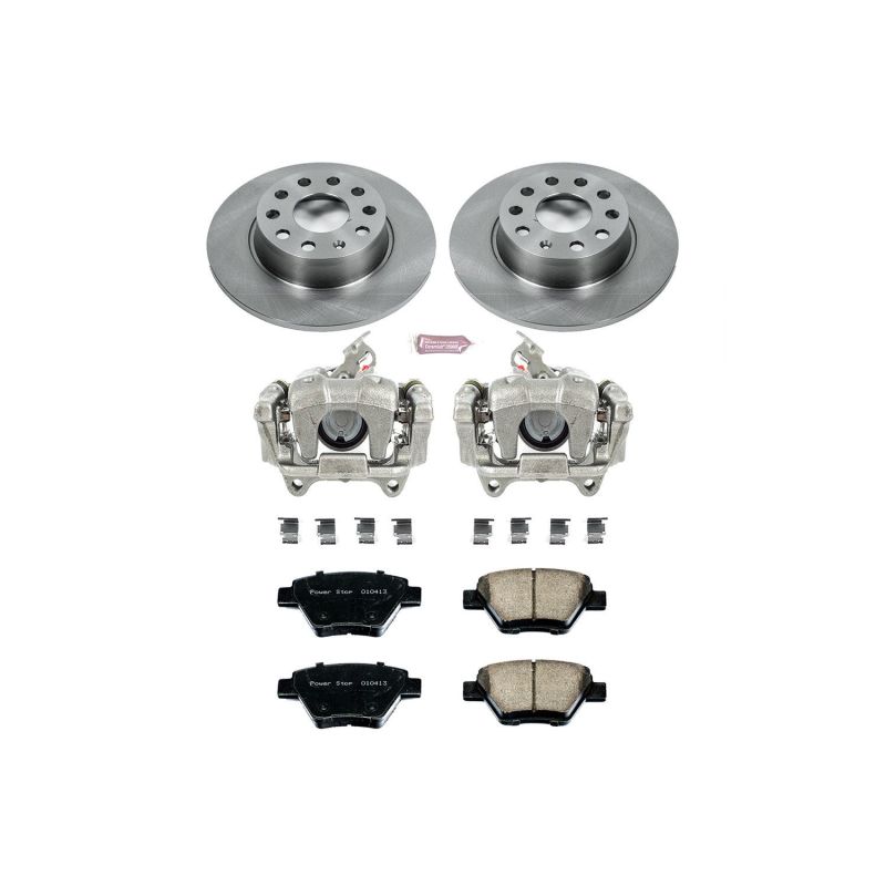 Power Stop 10-12 Audi A3 Rear Autospecialty Brake Kit w/Calipers PowerStop