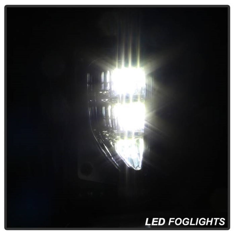 Spyder 16-18 Chevy Silverado 1500 OEM Style Full LED Fog Light w/Switch - Clear (FL-CSIL16-LED-C) SPYDER
