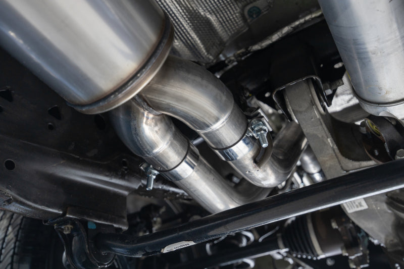 MBRP 21-24 Chevrolet Surburban XL 5.3L 3in T304 SS 2.5in Dual Split Carbon Fiber Cat-back MBRP