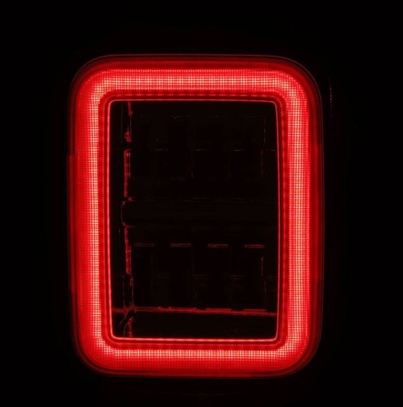 AlphaRex 602060 19-24 Jeep Gladiator JT Nova-Series Prismatic LED Tail Lights - Chrome