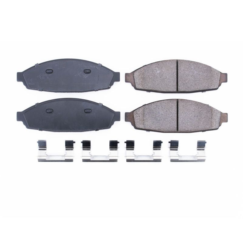 Power Stop 03-11 Ford Crown Victoria Front Z17 Evolution Ceramic Brake Pads w/Hardware PowerStop