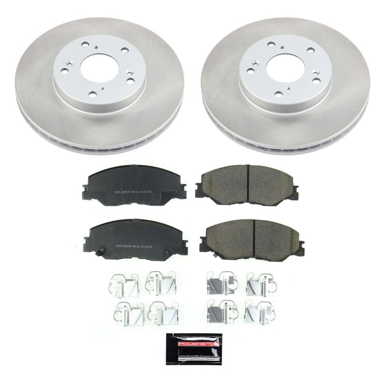 Power Stop 19-22 Honda Insight Front Semi-Coated Rotor Kit PowerStop