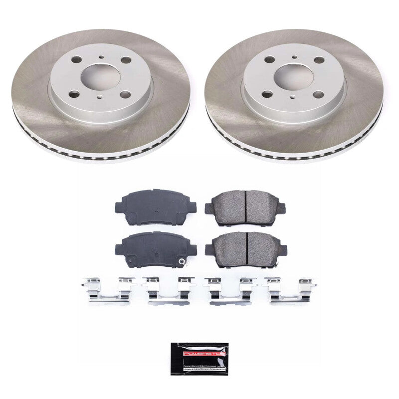 Power Stop 04-06 Scion xB Front Semi-Coated Rotor Kit PowerStop
