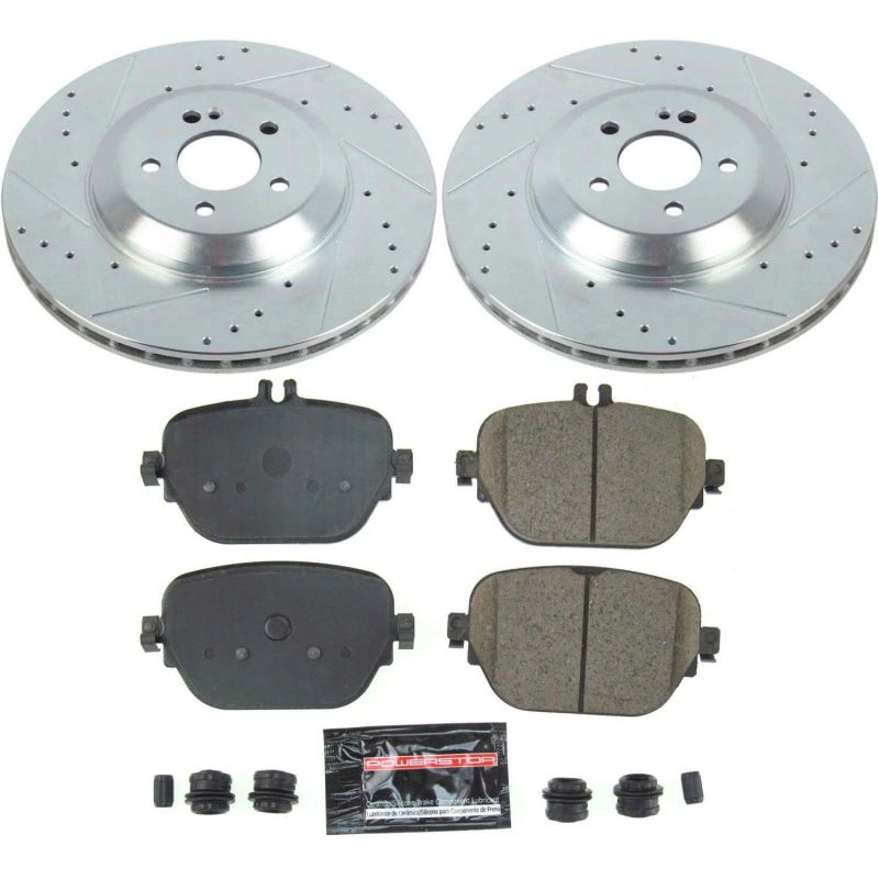 Power Stop 17-18 Mercedes-Benz E43 AMG Rear Z23 Evolution Sport Brake Kit PowerStop