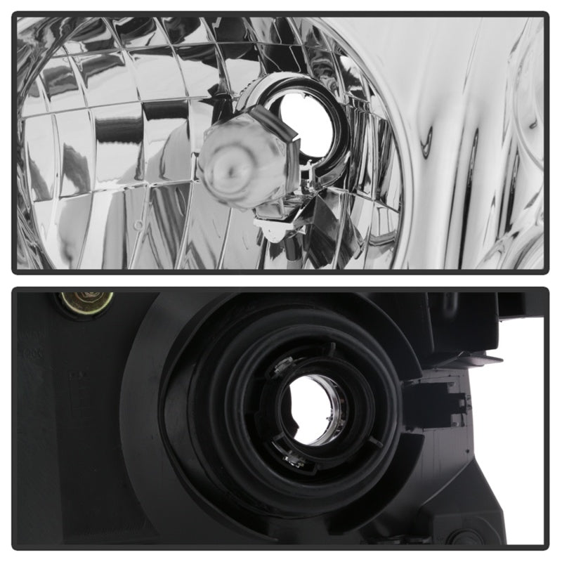 xTune 01-04 Nissan Frontier OEM Headlights - Chrome (HD-JH-NF01-AM-C) SPYDER