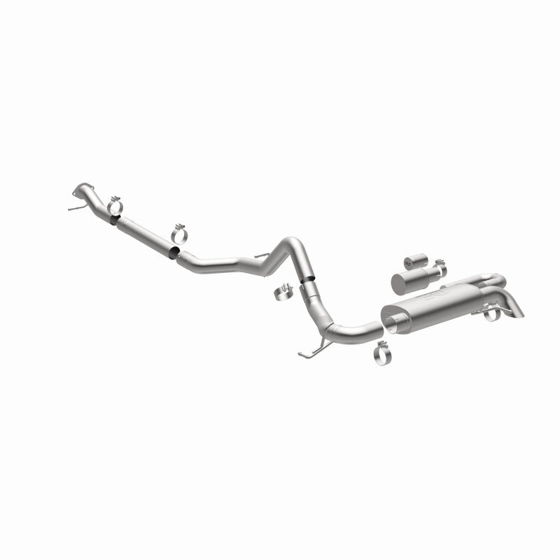 MagnaFlow 2021 Ford Bronco Overland Series Cat-Back Exhaust w/ Single Straight Driver Exit- No Tip Magnaflow