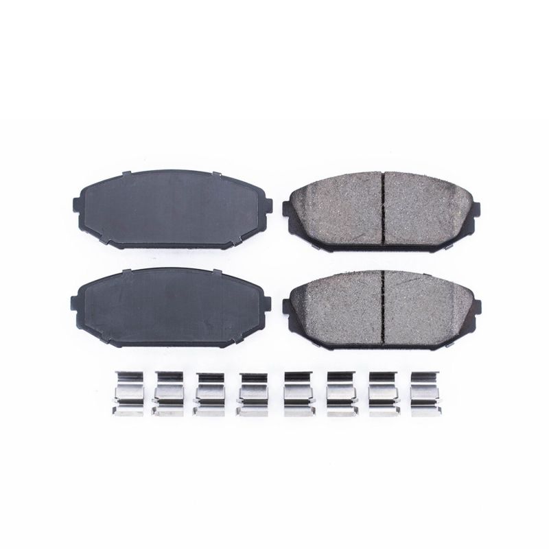 Power Stop 01-02 Acura MDX Front Z17 Evolution Ceramic Brake Pads w/Hardware PowerStop