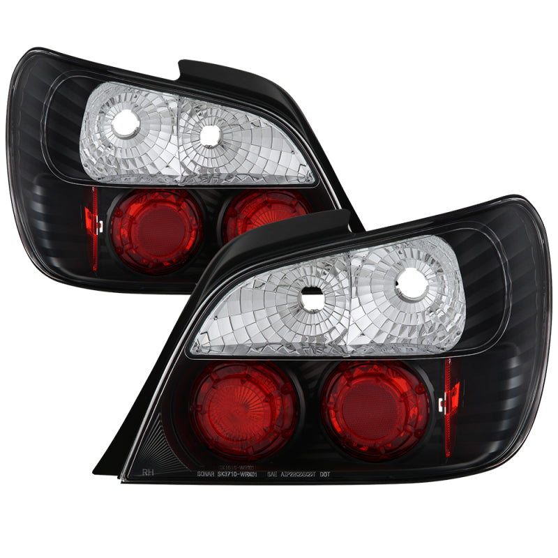 Spyder Subaru Impreza WRX/Sti 02-03 4Dr (Not Fit Wagon)Euro Style Tail Lights Black ALT-YD-SI01-BK SPYDER