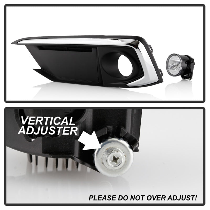 Spyder Honda Civic 2019+ OEM LED Fog Lights w/ OEM switch - Clear FL-HC2019-LED-C SPYDER