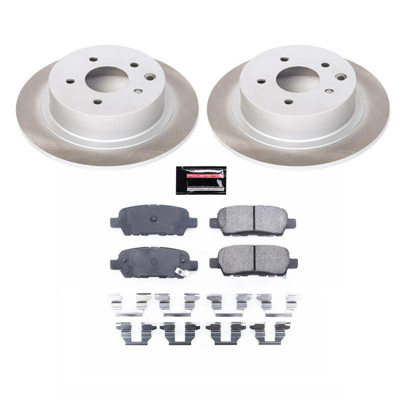 Power Stop 07-18 Nissan Sentra Rear Semi-Coated Rotor Kit PowerStop