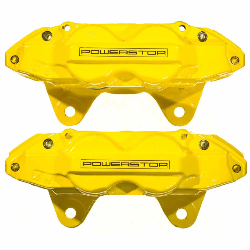 Power Stop 10-15 Toyota 4Runner Front Yellow Caliper Pair w/o Bracket PowerStop