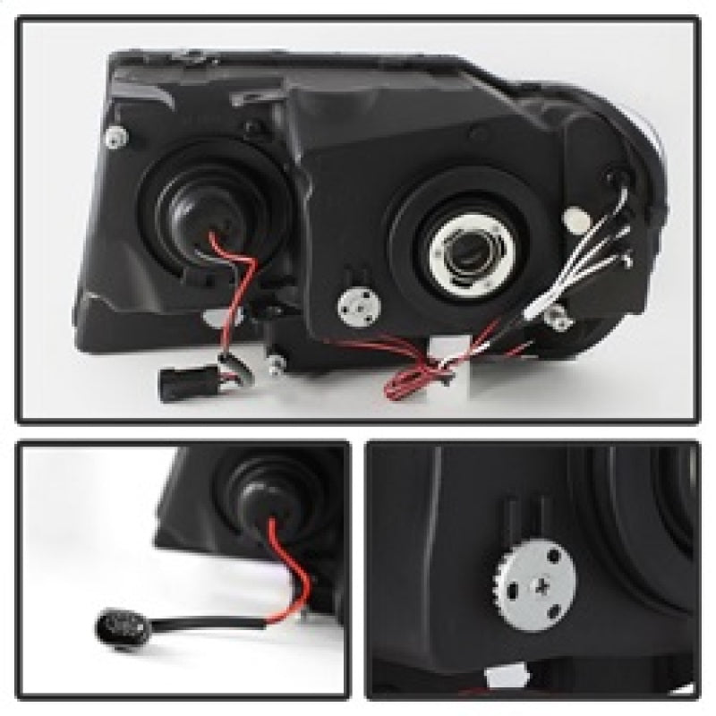 Spyder Jeep Grand Cherokee 99-04 Projector Headlights LED Halo LED Chrm - PRO-YD-JGC99-HL-C SPYDER