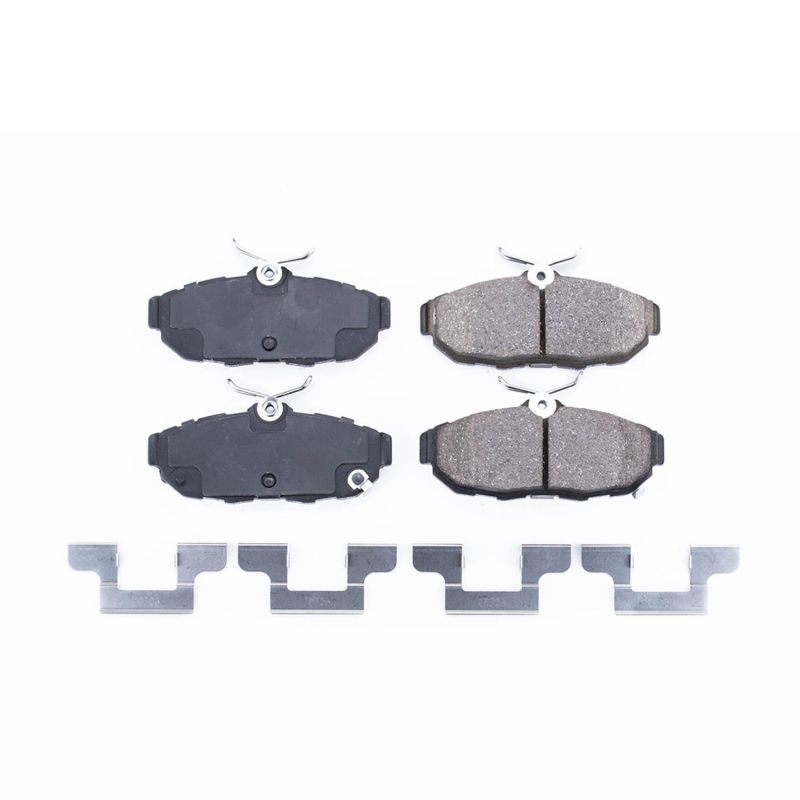 Power Stop 11-14 Ford Mustang Rear Z17 Evolution Ceramic Brake Pads w/Hardware PowerStop