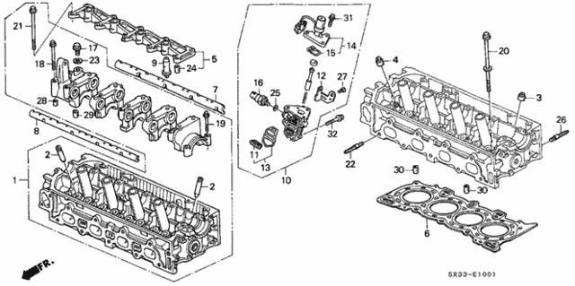 OEM Honda Upper & Lower Vtec Solenoid Gaskets (36172-P08-015) + (15825-P08-005)