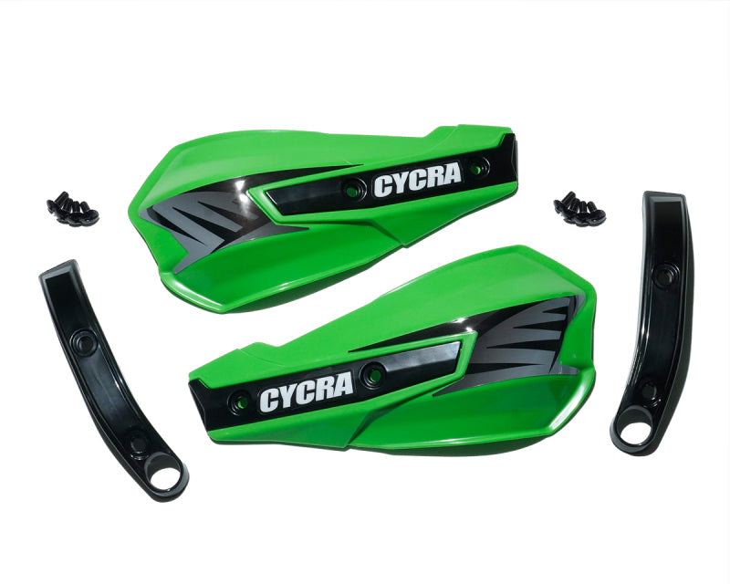 Cycra Vortex Replacement Hand Shields with Abrasion Guards - Green - 1CYC-1029-72