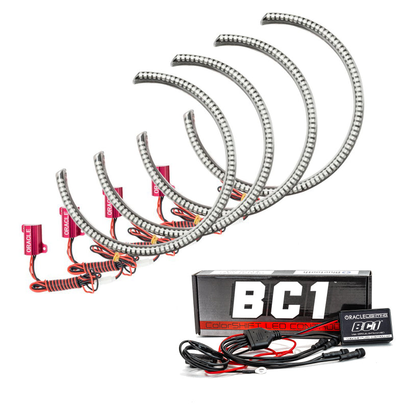 Oracle Dodge Challenger 08-14 LED Waterproof Halo Kit - ColorSHIFT w/ BC1 Controller ORACLE Lighting