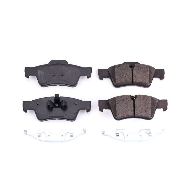 Power Stop 2011 Mercedes-Benz G55 AMG Rear Z17 Evolution Ceramic Brake Pads w/Hardware PowerStop