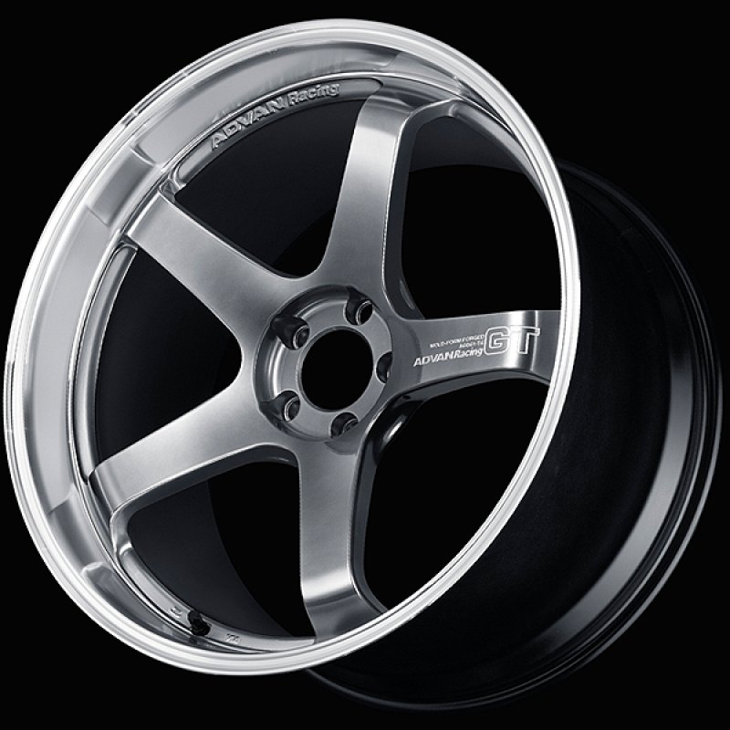 ADVAN Racing GT Premium 20x9.5 +15 5x112 Wheel - Hyper Platinum Black - YAQ0J15MPBP