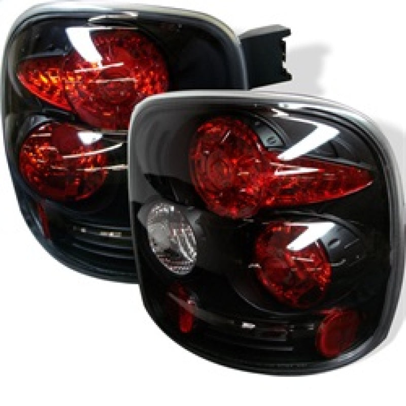 Spyder Chevy Silverado Stepside 99-04 Euro Style Tail Lights Black ALT-YD-CS99STS-BK SPYDER
