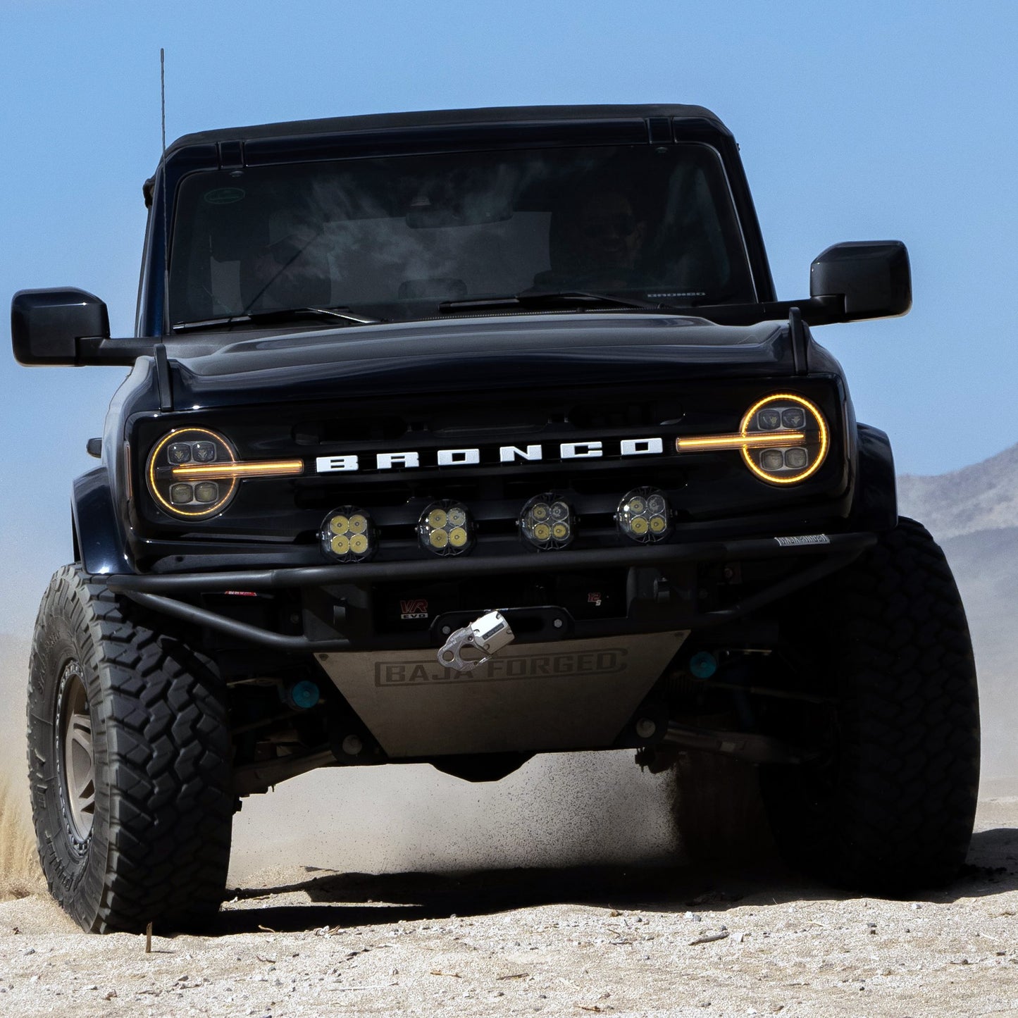 AlphaRex 21-23 Ford Bronco /22-23 Ford Bronco Raptor NOVA-Series LED Projector Headlights Alpha-black - 880259 AlphaRex