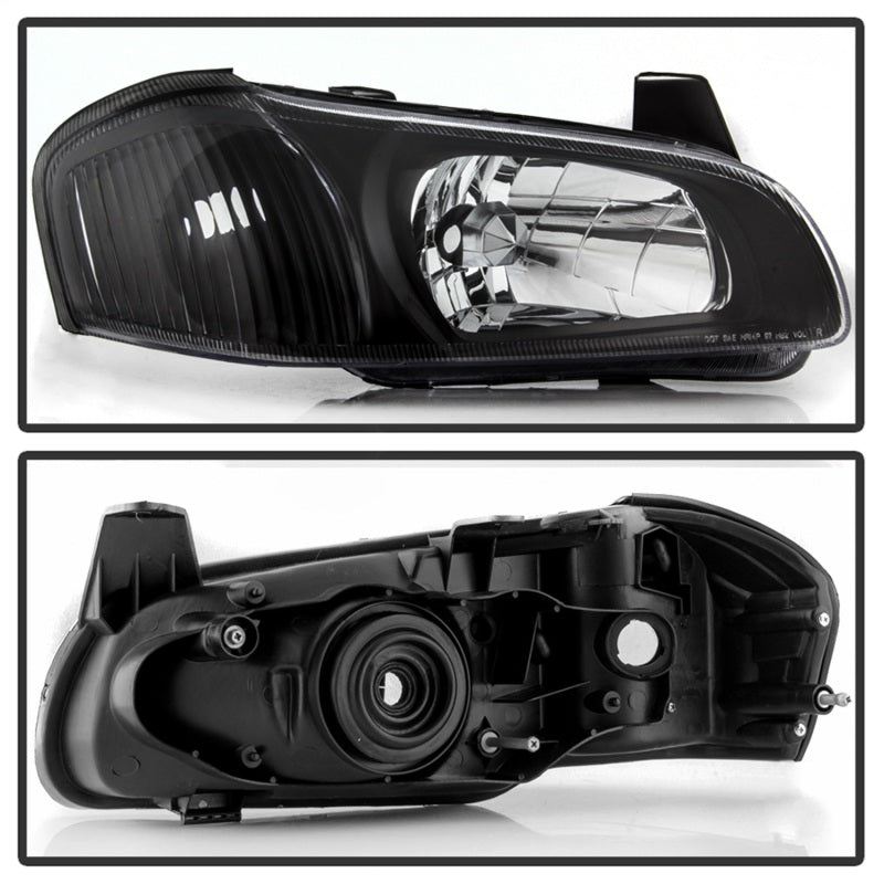 xTune 00-01 Nissan Maxima (Excl 20th Anniversary Edition) OEM Headlights - Black (HD-JH-NM00-BK) SPYDER
