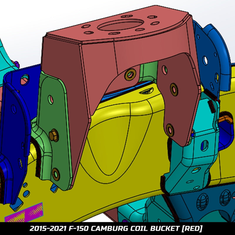 Camburg 15-21 Ford F-150 4wd Raptor Conversion Coil Bucket Kit CAM-110215