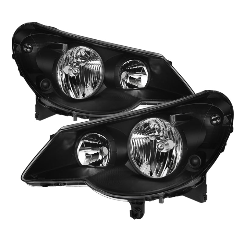 Xtune Chrysler Sebring 07-10 OEM Style Headlights Black HD-JH-CHRSE07-BK SPYDER