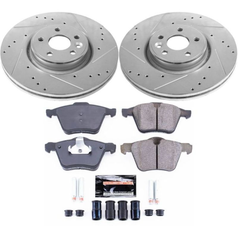 Power Stop 15-18 Volvo S60 Front Z23 Evolution Sport Brake Kit PowerStop
