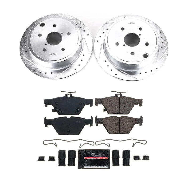 Power Stop 2021 Subaru WRX Rear Z23 Evolution Brake Kit PowerStop