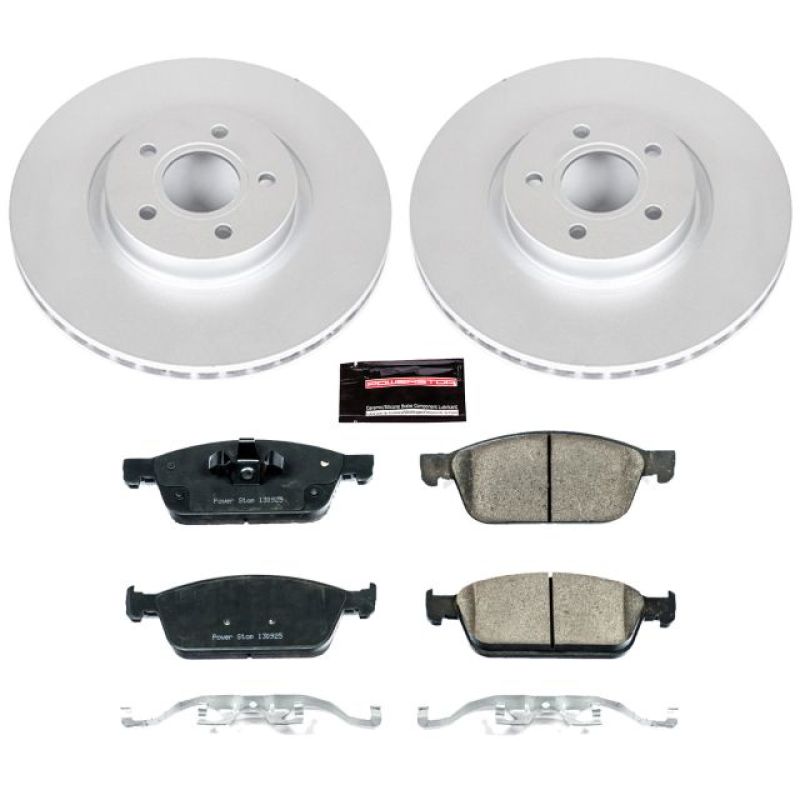 Power Stop 13-19 Ford Escape Front Z23 Evolution Sport Coated Brake Kit PowerStop