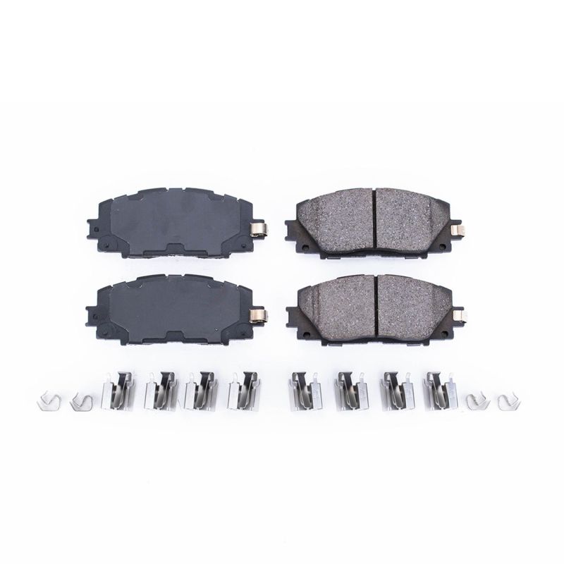 Power Stop 2013 Scion iQ Front Z17 Evolution Ceramic Brake Pads w/Hardware PowerStop