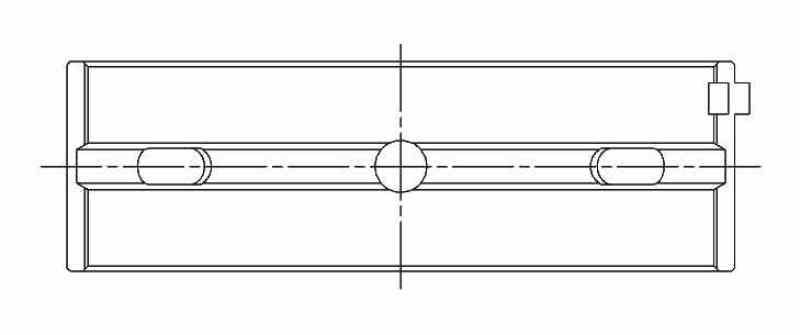 ACL 4M2633H-.025 Nissan VQ35DE 3.5L-V6 0.025 Oversized High Performance Main Bearing Set