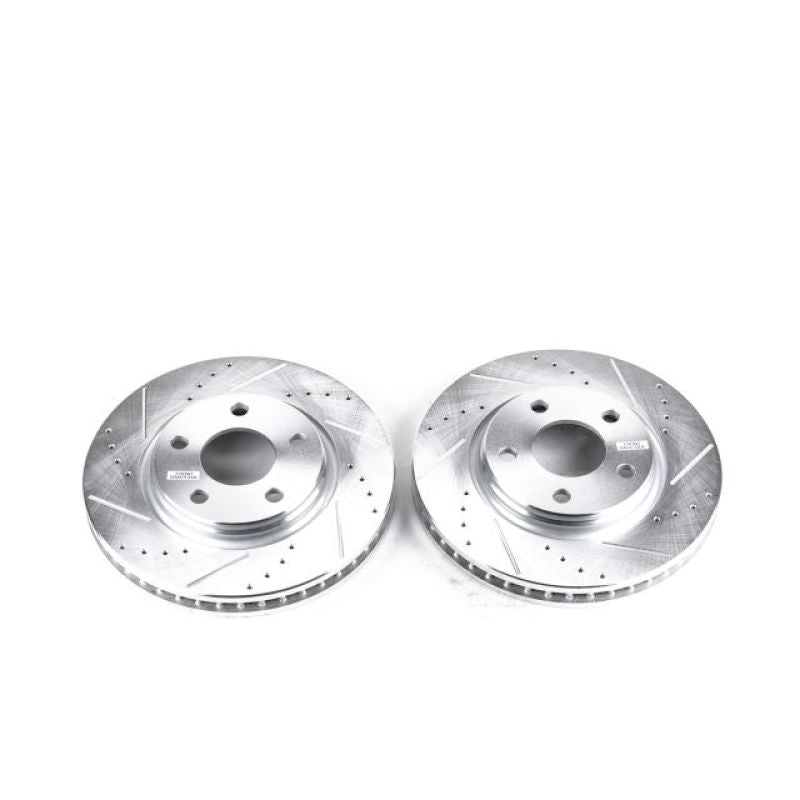 Power Stop 05-09 Buick Allure Front Evolution Drilled & Slotted Rotors - Pair PowerStop