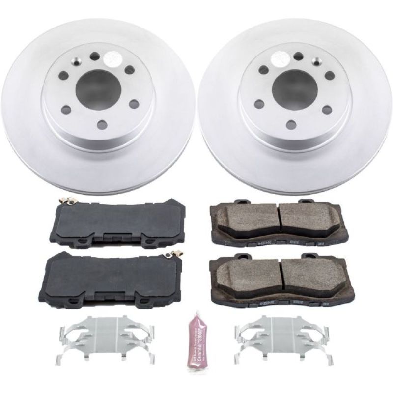 Power Stop 15-18 Chevrolet Colorado Front Z17 Evolution Geomet Coated Brake Kit PowerStop
