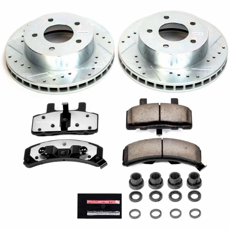 Power Stop 90-02 Chevrolet Astro Front Z36 Truck & Tow Brake Kit PowerStop
