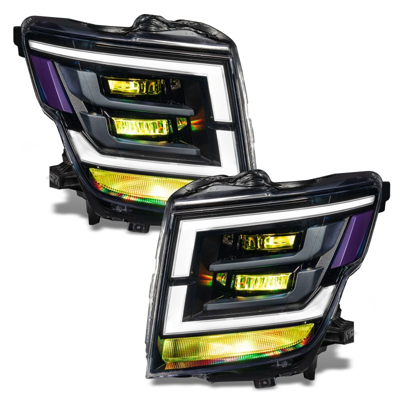 Oracle 21-22 Nissan Titan Demon Eye RGB Headlight Upgrade Kit - ColorSHIFT w/o Cntrl SEE WARRANTY ORACLE Lighting