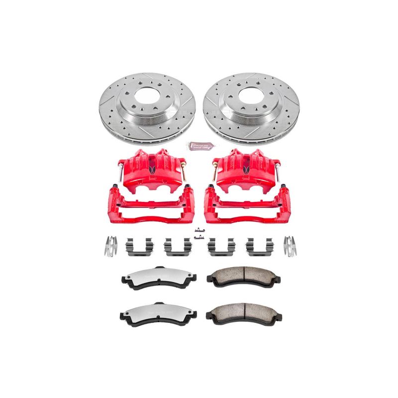 Power Stop 04-05 Buick Rainier Front Z36 Truck & Tow Brake Kit w/Calipers PowerStop