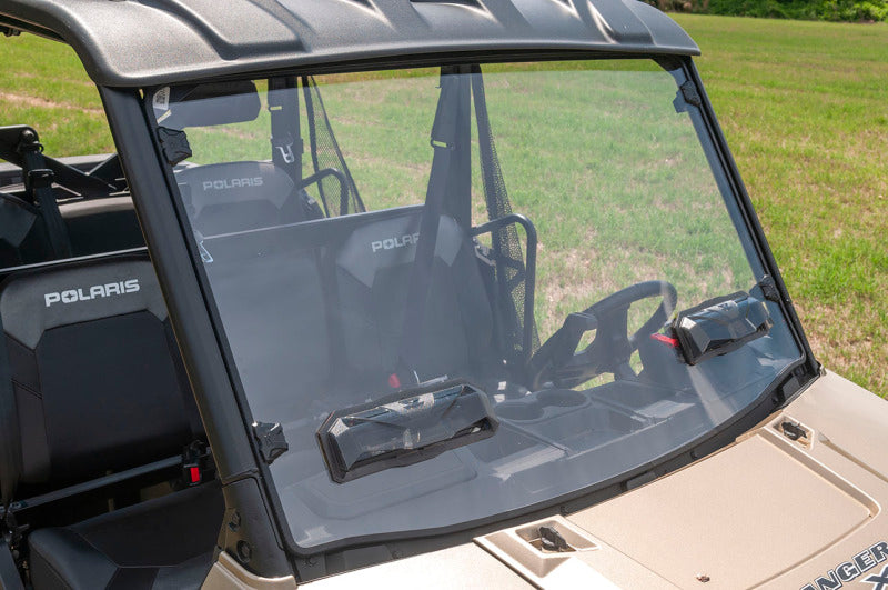 Seizmik Polaris Midsize Pro-Fit Ranger Scratch-Resistant Hard-Coated Polycarbonate Toolless Versa-Vent Front Windshield – 50-50228KIT