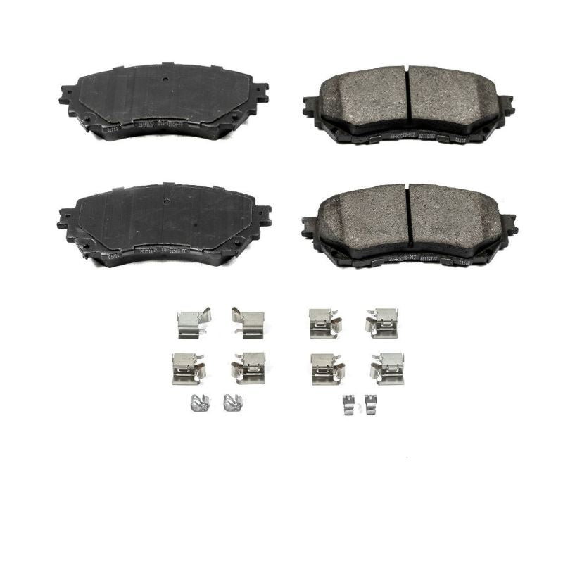 Power Stop 14-19 Mazda 6 Front Z17 Evolution Ceramic Brake Pads w/Hardware PowerStop