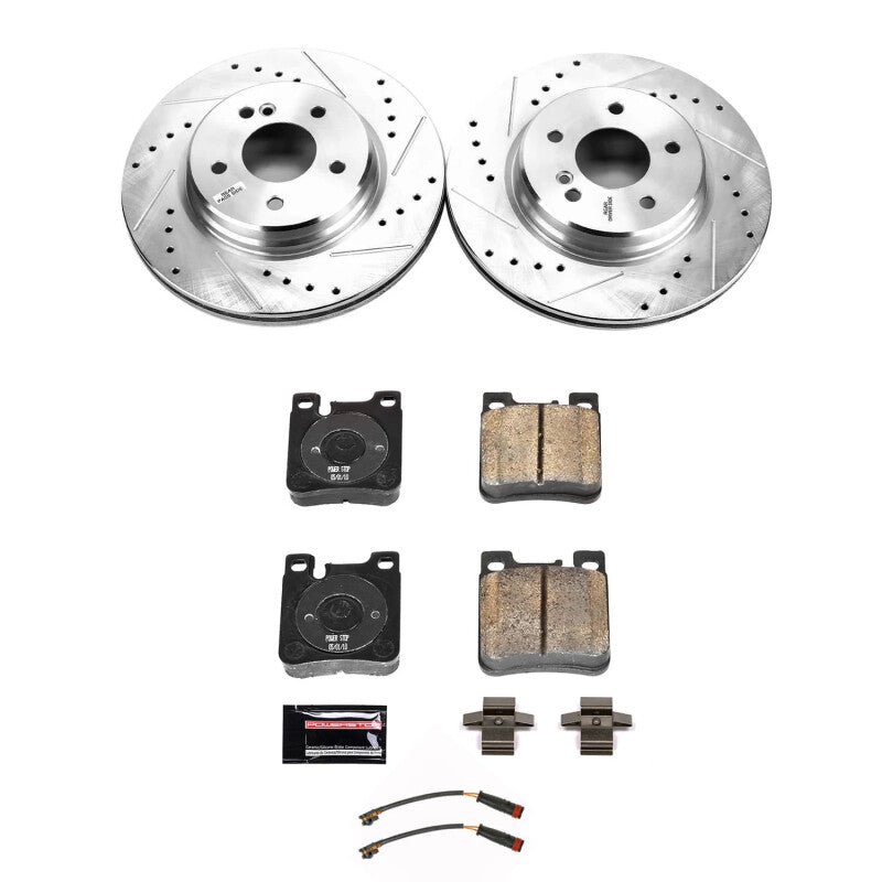 Power Stop 07-10 Mercedes-Benz SLK55 AMG Rear Z23 Evolution Brake Kit PowerStop