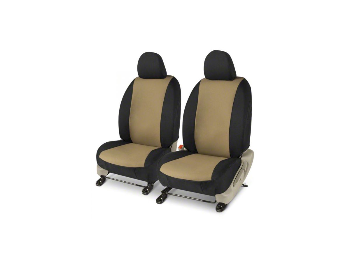 Covercraft 22-24 Jeep Grand Endura PrecisionFit Custom Front Row Seat Covers - Tan/Tan