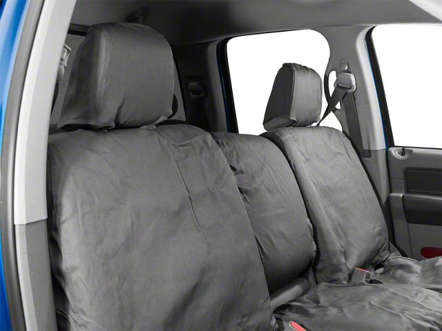 Covercraft 04-08 Dodge Ram Polycotton SeatSaver Custom Second Row Seat Covers - Charcoal