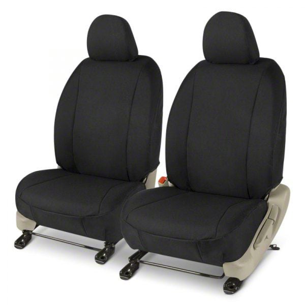 Covercraft 18-24 Toyota Camry Endura PrecisionFit Custom Front Row Seat Covers - Black/Black