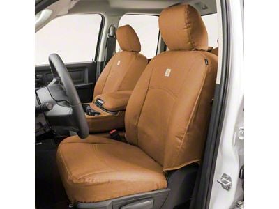 Covercraft Carhartt PrecisionFit Seat Covers for 1999-2002 Ram 1500-3500 Front Row Brown - GTD1180CABN